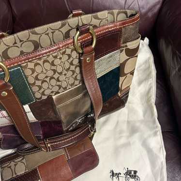 バッグ Rare COACH Patchwork DuffleBag DarkBrown Rare Coach Patchwork Dufflebag Darkbrown | eBay