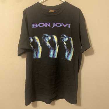 超レアL美品！90s BON JOVI 日本TOUR Tシャツ　BROCKUM製 超レアL美品！90s BON JOVI 日本TOUR Tシャツ BROCKUM製 - メルカリ