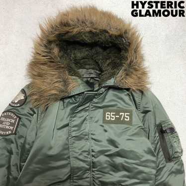 2024最新作】 y2k 00s HYSTERIC ジャケット ファー N-3B GLAMOUR