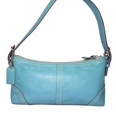バッグ Vintage Coach Baguette Small Bag Blue s-l400.jpg