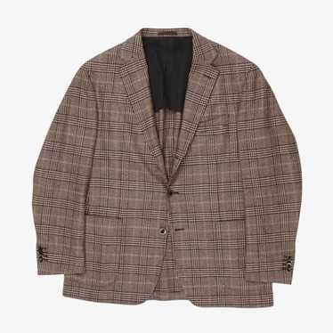 Double-breasted Linen twill Dover Suit in Khaki: Luxury