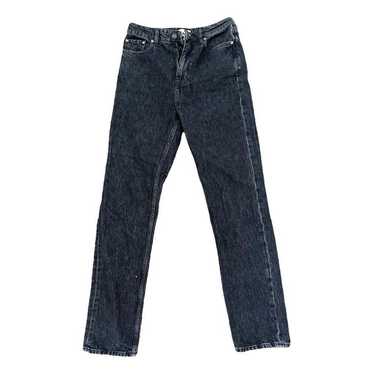 ★Ganni★ Denim Badge Jeans Brunella Blue J1159699 J1159699S Ganni Jeans for Women | Online Sale up to 50% off | Lyst