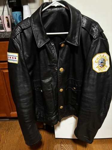 CHICAGO POLICE本革レザージャケットvintage CHICAGO POLICE本革レザージャケットvintage