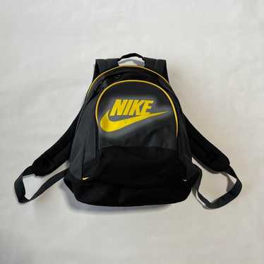 バッグ 90s 00s Nike backpack Vintage 90s Nike Backpack Black Retro Suede Bottom Unisex - Etsy