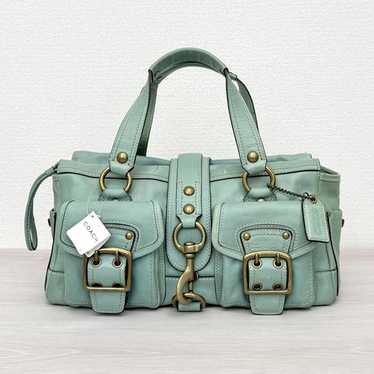 65th Coach Turn Lock Legacy Bag Green