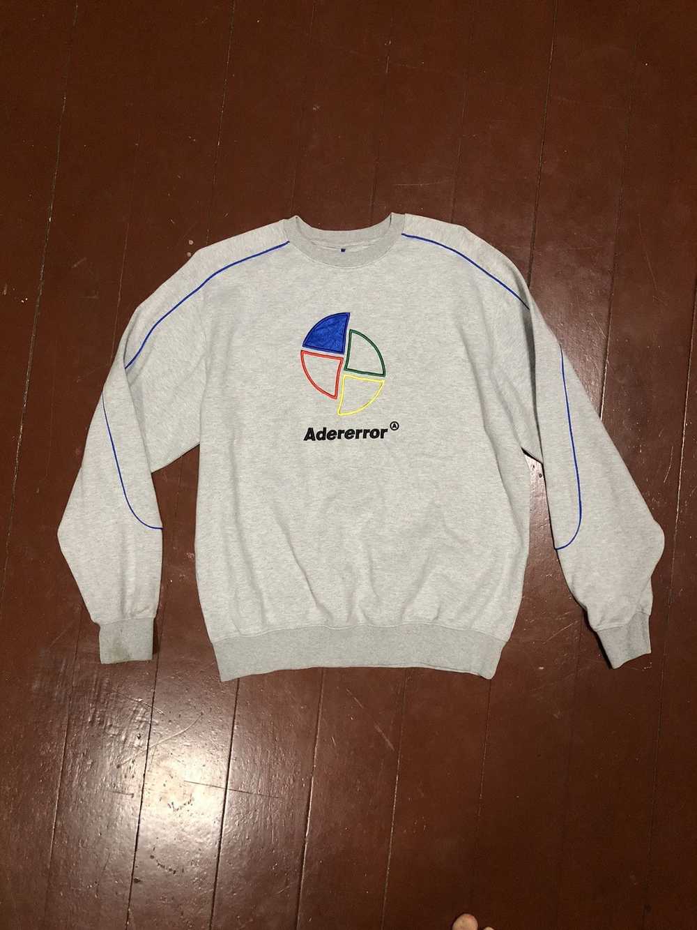 Ader Error Ader Error Sliced Logo Sweatshirt - image 1
