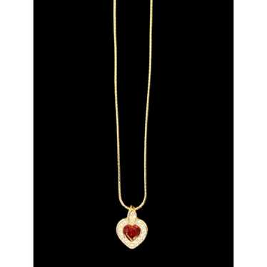 Givenchy red crystal pendant - Gem