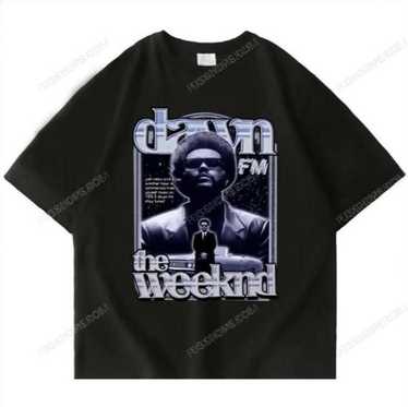 ミュージシャン The Weeknd Dawn FM Portrait Tee ミュージシャン The Weeknd Dawn FM Portrait Tee