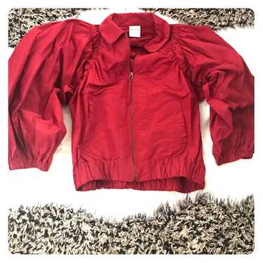 RED VALENTINO ラムジャケット 再入荷/RED CARD TOKYO×23区】オーバーサイズ デニム ジャケット