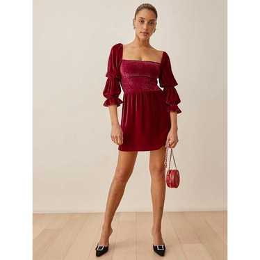 *Reformation* ベルベットミニワンピース REFORMATION ベルベット ミニワンピース | THE OUTNET (アウト
