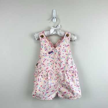 vintage oshkosh 花柄　ブーケ　オーバーオール　usa OshKosh Baby B'Gosh Overalls Vintage 80s Floral Overall Made