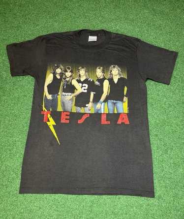 80's Vintage】TESLA Tour 1987 USA製 Tシャツ Vintage Tesla