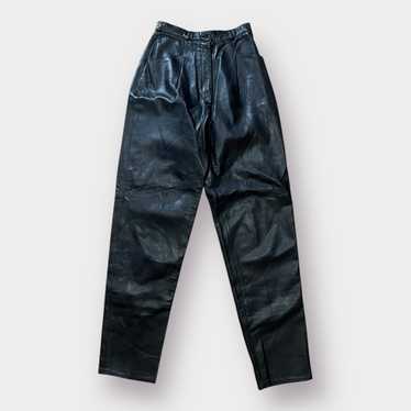 80s vintage leather pants - Gem