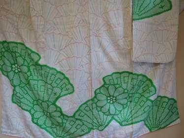 Vintage japanese kimono green - Gem
