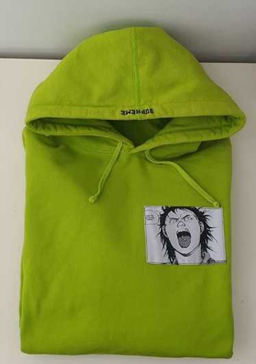 17aw Supreme × akira hoodie/Green/パーカー Supreme AKIRA Patches Hooded Sweatshirt (FW17) - $178