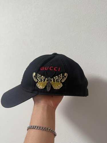 GUCCI帽子 GUCCI Men's Nylon Gray Total Pattern Cap 627114 204891 Used