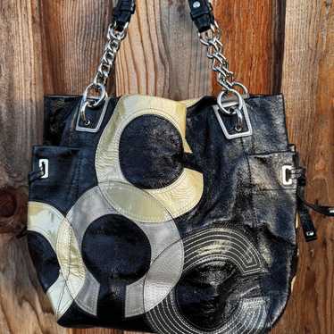 Coach black patchwork hobo - Gem