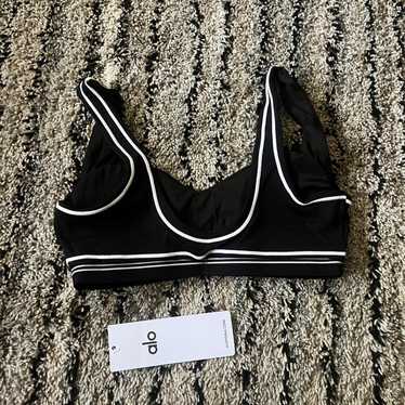 ALO Yogaミッドライズ ショーダウン トラウザー ブラック　S sc.0005bSS24-black x black ジョガーパンツ(ボーンタイプ02