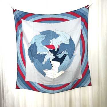 【昭和レトロ】GRES paris(マダム・グレ) ヴィンテージ  スカーフ Gres paris silk scarf - Gem