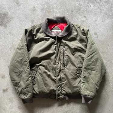 【Vintage】90s khaki stadium Bomber jacket Vintage】90s khaki stadium Bomber jacket