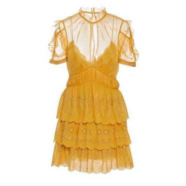 Self portrait yellow dress - Gem