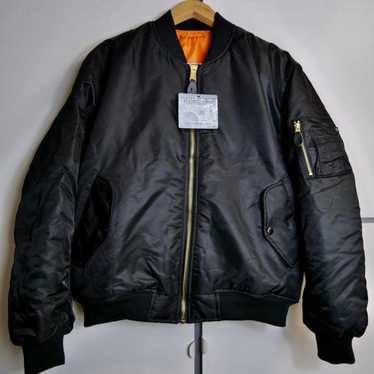 fostex garments MA-1 ネイビー XL ラフシモンズ Ye fostex garments bomber jacket flight ma-1 maroon raf simons