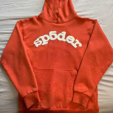 正規品　Sp5der OG rhinestones パーカー Black/Red OG Rhinestone Spider Hoodie Authentic Sp5der