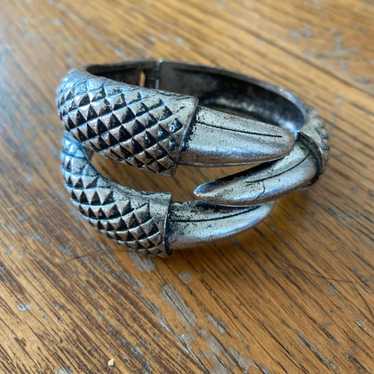 Vintage snake metal bracelet - Gem
