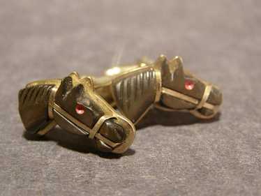 ヴィンテージ！Horse Head Stallion Clamper バングル horse head vintage cuff - Gem