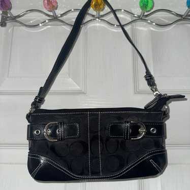 archive coach leather handbag y2k 平成グランジ Y2k coach handbag - Gem
