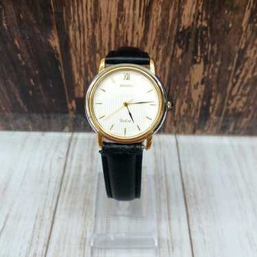 【E】SEIKO DOLCE メンズ　クォーツ腕時計　5S21-6040 稼働 E】SEIKO DOLCE メンズ クォーツ腕時計 5S21-6040 稼働 Yahoo