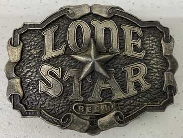 Lone Star Beer Vintage Belt Buckle - Gem