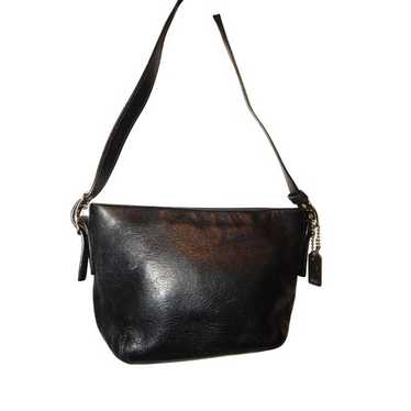 バッグ Vintage Coach mini Pouch Black BK Vintage Coach Bag Everett Crossbody Black Leather Purse USA