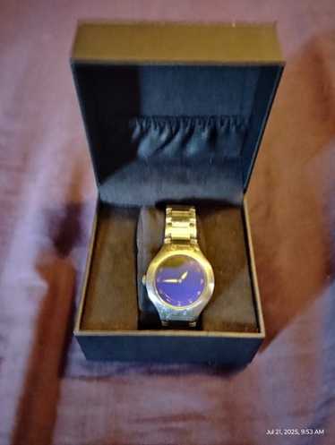 時計 FOSSIL BIG TIC Watch 00s y2k Silver blue Rare Kanji LUCK y2k FOSSIL Big Tic Blue Animated Watch