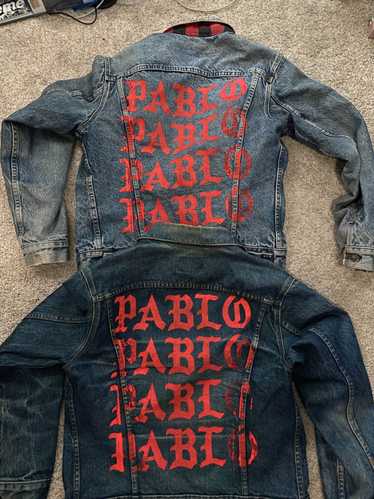 levi's デニムジャケット vintage 希少 kanye pablo Kanye West The Life Of Pablo Levi's Denim Tour Jacket Sz