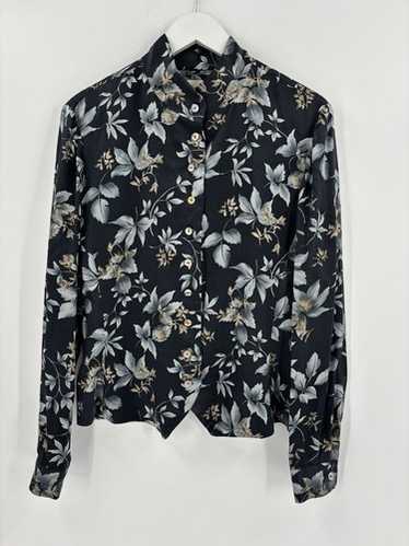 Vintage ”DANA BUCHMAN\" floral blouse Women's Top Dana Buchman Brand Size Medium. | eBay