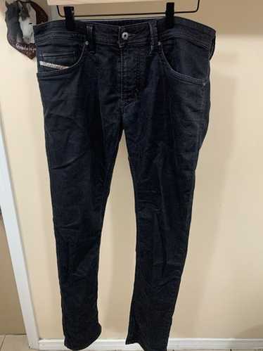 DIESEL TEPPHAR 069AC ストレッチ ブラック デニム メンズ