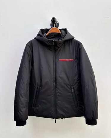 【PRADA】PADDED JACKET Prada - Padded Nylon Hooded Drawstring Jacket | HBX