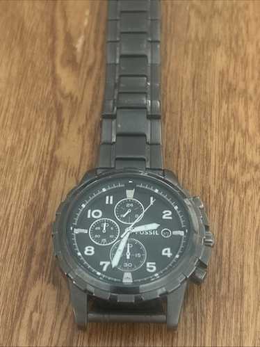FOSSIL DECKER CH2601IE クロノグラフ BKスチールウォッチ DECKER クロノグラフ ブラックステンレススチールウォッチ