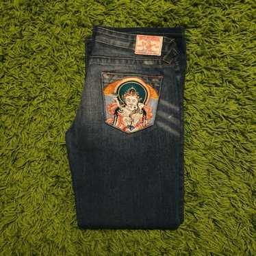 美品】TRUE RELIGION トゥルーレリジョン ラインストーン