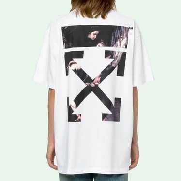Off-White バンダナアロー S/S Tシャツ 関送込 OFF-WHITE FUTURA ALIEN S/S OVER TEE WHT サイズ S オフ