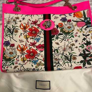 Gucci floral tote bag - Gem