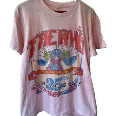 USA製80’s The Who 89’ Tour Tee ビンテージ 80年代 80s ザフー アメリカ製 バンT 白 ホワイト 半袖