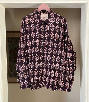 john alexander skeltonフィッシュプリントシャツ john alexander skeltonフィッシュプリントシャツ