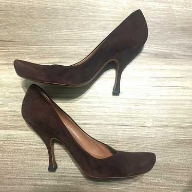 【関税・送料込み】Alaia Suede goatskin pumps alaia-black-suede-heels-sz-7-