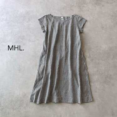 MARGARET HOWELL WIDE STRIPE LINEN　DRESS stripe-linen-meradith06-