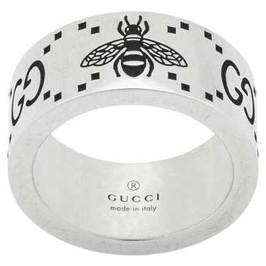 【GUCCI】GG BEE Engraving Ring SILVER YBC728389001_001.jpg
