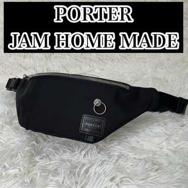 【完売】PORTER 【JAM HOME MADE】別注 MOONBAG ジャムホームメイド×ポーターのコラボバッグ、耐久性の高い
