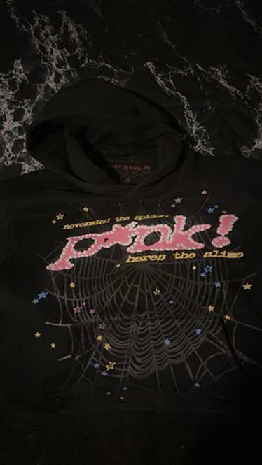 Sp5der p*nk パーカー　スパイダー　GROW AROUND 購入品 スパイダー P*NK パーカー ピンク メンズ - SS21 - JP