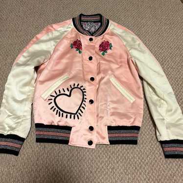 COACH x Keith Haring ボンバージャケット XS Coach X Keith Haring Love Liberty Jacket Small S Statue of